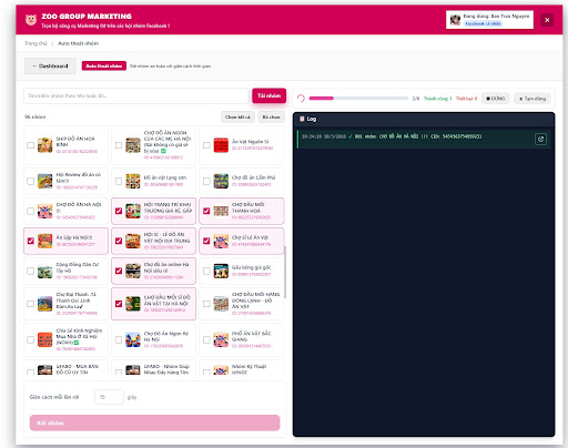 Dashboard screenshot